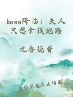 boss降臨：夫人只想拿錢(qián)跑路